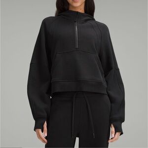Lululemon scuba cropped full zip hoodie
